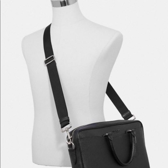 Coach men's cross body leather bag - Picture 2 of 4